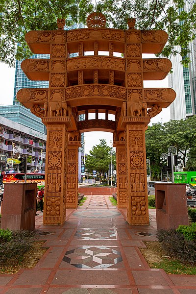 File:Kuala Lumpur. Brickfields. The Torana Gate. 2019-12-14 09-22-15.jpg