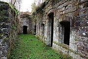 L'accès à la forge du fort du Bambois.