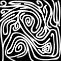 A simple hand drawn maze