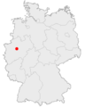 Lage der Stadt Dortmund in Deutschland