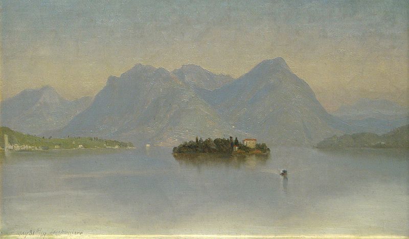 File:Lago Maggiore, Italy by John Ferguson Weir .jpg