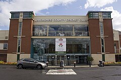 Image 44The main entrance of Old Trafford Cricket Ground (from Greater Manchester)