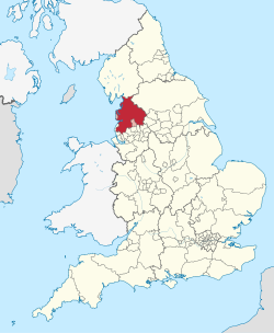 Lancashire - Τοποθεσία