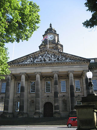 <span class="mw-page-title-main">Lancaster Town Hall</span> Municipal building in Lancaster, Lancashire, England