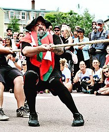 Juegos de fuerza vascos (Jeux de force Basque) en San Pedro y Miquelón