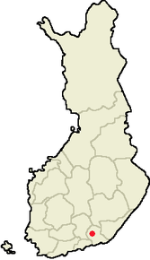 Poziția localității Kuusankoski