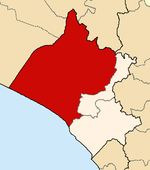 Location of the province Lambayeque in Lambayeque.png