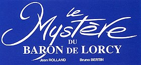 Logo for albumet med eventyrene til Vick og Vicky The Mystery of Baron de Lorcy