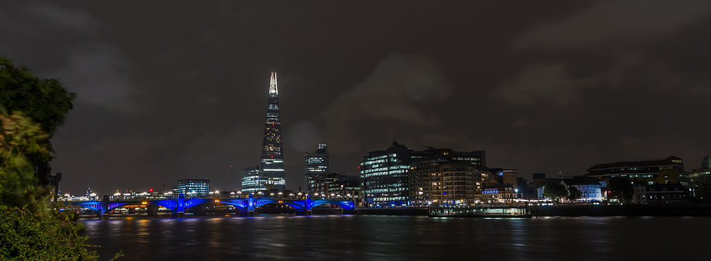 London. Blick über die Themse.