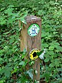 Signage for the London Loop walkway in St Paul's Cray Common between Chislehurst and St Paul's Cray.