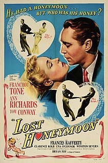 <i>Lost Honeymoon</i> 1947 film by Leigh Jason