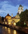 78 Müllersches Volksbad Munich at Dusk, July 2018 uploaded by Martin Falbisoner, nominated by Martin Falbisoner