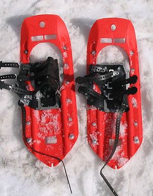 MSR solid plastic snowshoes