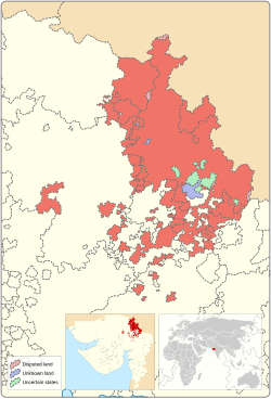 Location of Mahi Kantha Agency