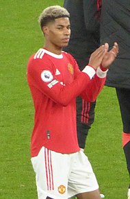 Rashford after a game in 2022