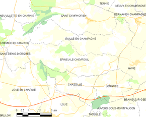 Poziția localității Épineu-le-Chevreuil