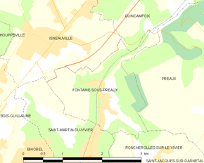 Poziția localității Fontaine-sous-Préaux