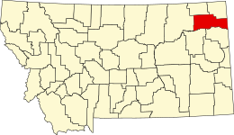 Roosevelt County - Carte