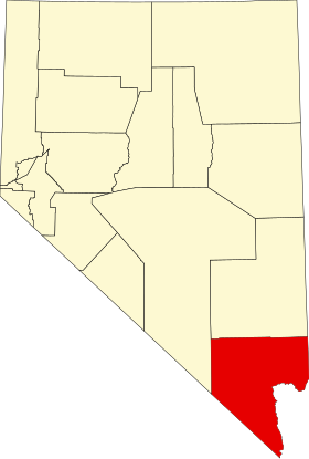 Clarkin piirikunnan sijainti Clark County