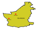 Map of Selangau District, Sarawak 砂拉越州實蘭溝縣地圖