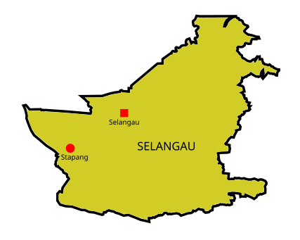 File:Map of Selangau District, Sarawak.svg