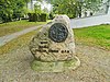 Pointing stone to the Stella Maris church (Heringsdorf)