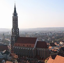 Stiftsbasilika St. Martin vom Hofberg aus