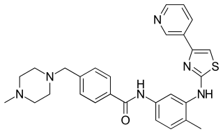 <span class="mw-page-title-main">Masitinib</span> Chemical compound