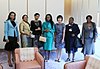 Meeting with the Queens of the Kingdom of Swaziland by Mrs. Akie Abe July 26, 2013.jpg