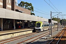 MerredinLink service at East Perth Terminal in January 2015 MerredinLink, East Perth, 2015(2).JPG