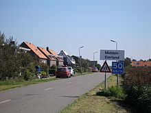 Ortseingang von Midden-Eierland
