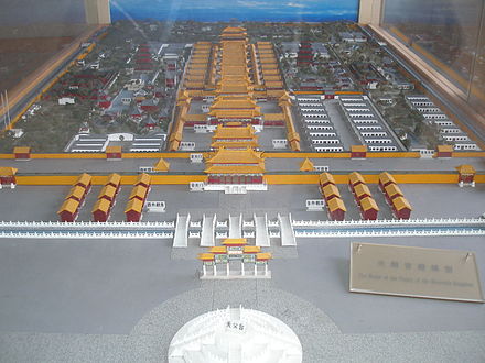 Model of the Palace of the Heavenly King (Tianwang Fu)