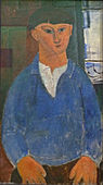 Amedeo Modigliani, Portrait of Moïse Kisling, 1918. Lille Métropole Museum of Modern, Contemporary and Outsider Art, Villeneuve d'Ascq, France