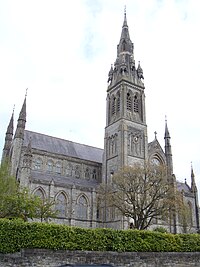 The Cathedral Church of Saint Macartan, Monaghan, the episcopal seat of the Post-Reformation Roman Catholic bishops. MonaghanCathedral.JPG