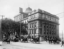 Edifice Lucien-Saulnier, 1901. Montreal court house 1901.jpg