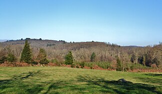 The Monts de Blond from the west