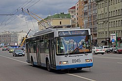 Moscow Trolley at Yakimanka Aug12.jpg