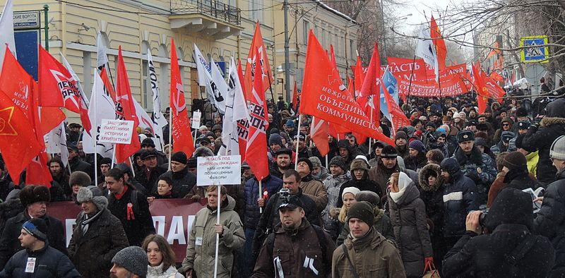 File:Moscow opposition rally 2 March 2013, Strastnoy Boulevard 2.JPG