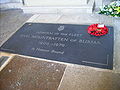Mountbatten's grave at Romsey Abbey.JPG