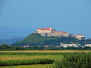 Palanok Castle in Mukachevo.