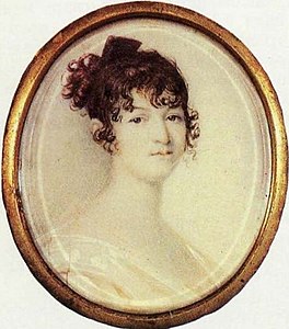 Nadezhda Ossipovna Gannibal, neta de Abram Gannibal e mãe de Alexandre Pushkin.
