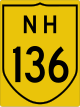 National Highway 136 skjold}}