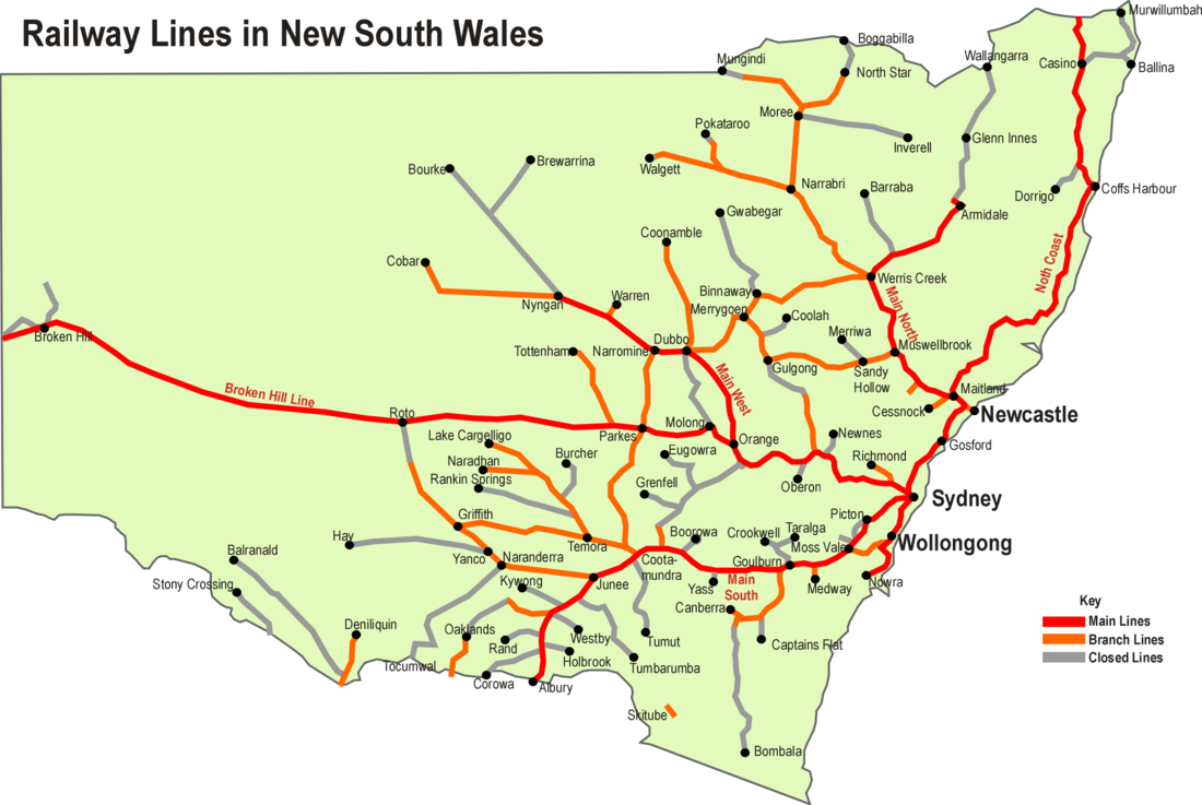 Rail transport in New South Wales