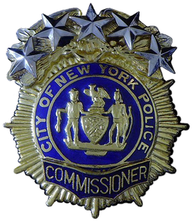 New York City Police Commissioner Head of the governing body of the New York City Police Department