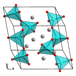 Kristallstruktur von Natriummetaarsenat