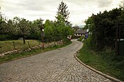 Čeština: Na Staré cestě – ulice v Rudolfově, okres České Budějovice, Jihočeský kraj. English: Na Staré cestě – street in Rudolfov, České Budějovice District, South Bohemian Region, Czechia.