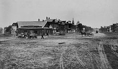 Пересечение с 6-7-й линией (Ижорской). 1910 г. Фото Максима Дмитриева