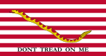 First navy jack Naval jack of the United States (2002-2019).svg
