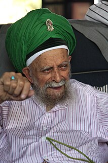 Nazim Al-Haqqani Leader of the Sublime Naqshbandi Sufi Order (1922–2014)