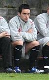 McCafferty on the Derry City bench.